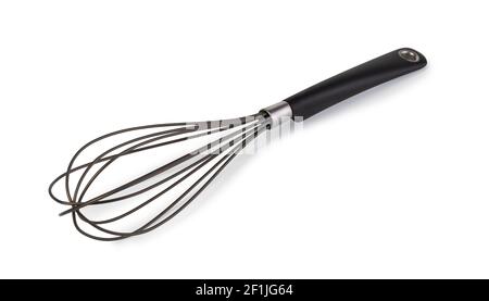 Schneebesen aus Edelstahl Stockfoto