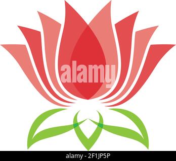 Schönheit Vektor Blumen design Logo-Vorlage-Symbol Stock Vektor