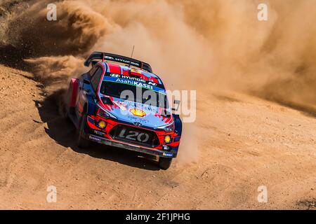 06 SORDO Daniel (ESP), DEL BARRIO Carlos (ESP), HYUNDAI I20, HYUNDAI SHELL MOBIS WRT, Aktion während der WRC World Rally Car Championship 2019, Rallye von Italia Sardegna vom 13. Bis 16. Juni, in Alghero und Cagliari, Italien - Foto Thomas Fenetre / DPPI Stockfoto