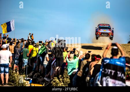 06 SORDO Daniel (ESP), DEL BARRIO Carlos (ESP), HYUNDAI I20, HYUNDAI SHELL MOBIS WRT, Aktion während der WRC World Rally Car Championship 2019, Rallye von Italia Sardegna vom 13. Bis 16. Juni, in Alghero und Cagliari, Italien - Foto Thomas Fenetre / DPPI Stockfoto