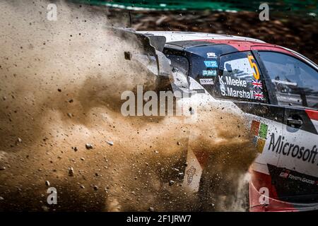 05 MEEKE Kris (GBR), MARSHALL Sebastien (GBR), TOYOTA YARIS, TOYOTA GAZOO RACING WRT, Aktion während der WRC World Rally Car Championship 2019, Rallye der Türkei vom 12. Bis 15. September, in Marmaris - Foto Francois Flamand / DPPI Stockfoto