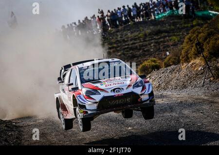 05 MEEKE Kris (GBR), MARSHALL Sebastien (GBR), TOYOTA YARIS, TOYOTA GAZOO RACING WRT, Aktion während der WRC World Rally Car Championship 2019, Rallye der Türkei vom 12. Bis 15. September, in Marmaris - Foto Francois Flamand / DPPI Stockfoto