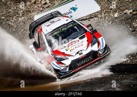 05 MEEKE Kris (GBR), MARSHALL Sebastien (GBR), TOYOTA YARIS, TOYOTA GAZOO RACING WRT, Aktion während der WRC World Rally Car Championship 2019, Rallye der Türkei vom 12. Bis 15. September, in Marmaris - Foto Francois Flamand / DPPI Stockfoto