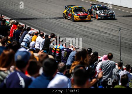 113 RAYMOND Cyril (FRA), GCK Academy (FRA), Renault Clio RS, Aktion während der FIA WRX World Rallycross Championship 2019 in Barcelone, Spanien, 27. Bis 28. april - Foto Paulo Maria / DPPI Stockfoto