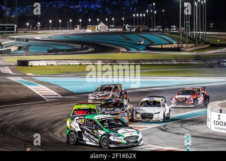 06 BAUMANIS Janis (LVA), Team Stard (AUT), Ford Fiesta, Aktion, während der 2019 FIA WORLD RX VON ABU DHABI vom 5. Bis 6. april - Foto Paulo Maria / DPPI Stockfoto