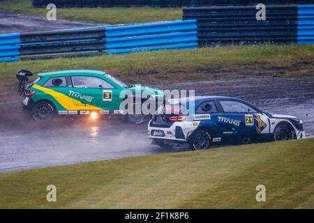 03 PIQUET JR Nelson, Pantera RX6, Action, 21 HANSEN Timmy (SWE), Pantera RX6, Action während der TitansRX Rallycross Series 2019 in Lydden Hill, Großbritannien, vom 27. Bis 28. Juli - Foto Paulo Maria / DPPI Stockfoto