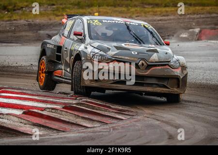 113 RAYMOND Cyril (FRA), GCK Academy (FRA), Renault Clio RS, Aktion während der Swecom WORLD RX Championship of sweden 2019 im holjes Motorstadion, 6. bis 7. juli - Foto Paulo Maria / DPPI Stockfoto