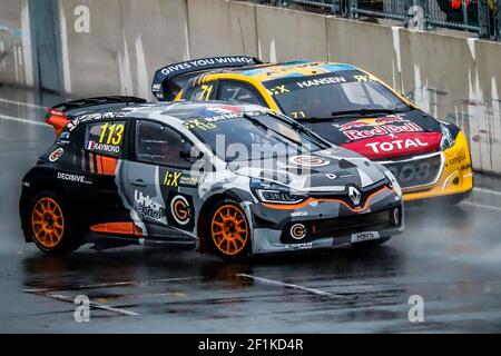 113 RAYMOND Cyril (FRA), GCK Academy (FRA), Renault Clio RS, Aktion während der 2019 FIA Neste World RX von Lettland vom 14. Bis 15. September in Riga - Foto Paulo Maria / DPPI Stockfoto