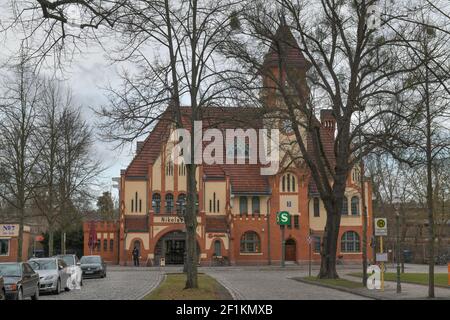 S-Bahnhof, Nikolassee, Zehlendorf, Berlin, Deutschland Stockfoto