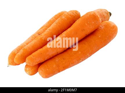 Karotte, die isoliert auf weißem Hintergrund Stockfoto