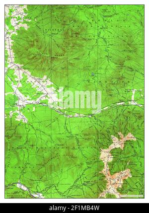 Mt Washington, New Hampshire, Karte 1935, 1:62500, Vereinigte Staaten von Amerika von Timeless Maps, Daten U.S. Geological Survey Stockfoto