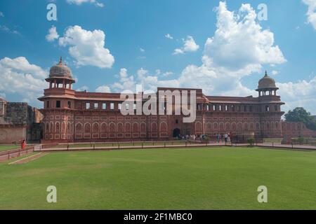 Moti Masjid Perle Moschee in Agra, Indien Stockfoto