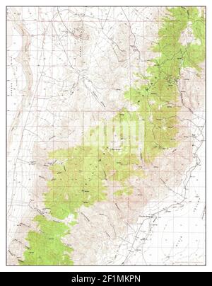 Dixie Hot Springs, Nevada, Karte 1966, 1:62500, Vereinigte Staaten von Amerika von Timeless Maps, Daten U.S. Geological Survey Stockfoto