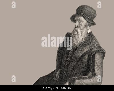 Benvenuto Cellini, 1500 - 1571, italienischer Goldschmied und Bildhauer Stockfoto