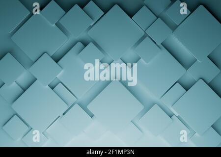 Abstrakter Hintergrund von 3D Würfel, 3D Abbildungen Rendering Stockfoto