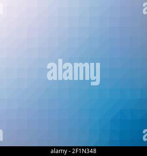 Trianglify abstrakten Hintergrund blau und weiß Farbe Stockfoto