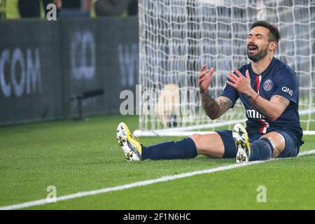 Ezequiel Ivan Lavezzi (psg) (Pocho) während der französischen Meisterschaft Ligue 1 Fußballspiel zwischen Paris Saint Germain und Lorient am 20. März 2015 im Parc des Princes Stadion in Paris, Frankreich. Foto Stephane Allaman / DPPI Stockfoto