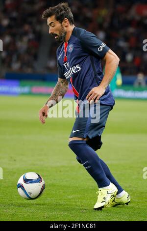 Ezequiel Ivan Lavezzi (psg) (Pocho) während der französischen Meisterschaft Ligue 1 Fußballspiel zwischen Paris Saint Germain und Bordeaux am 11. september 2015 im Parc des Princes Stadion in Paris, Frankreich - Foto Stephane Allaman / DPPI Stockfoto