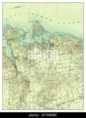 Northport, New York, Karte 1903, 1:62500, Vereinigte Staaten von Amerika von Timeless Maps, Daten U.S. Geological Survey Stockfoto