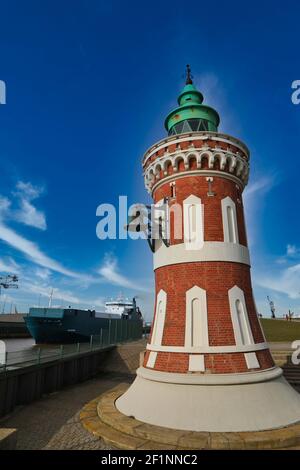 Der berühmte Pingelturm in Bremerhaven Stockfoto