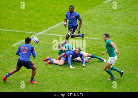 Maxime Medard (FRA) (Stade Toulousain) während des RBS 6 Nations 2016 Rugby Union Spiels zwischen Frankreich und Irland am 13. Februar 2016 im Stade de France in Paris, Frankreich - Foto Stephane Allaman / DPPI Stockfoto