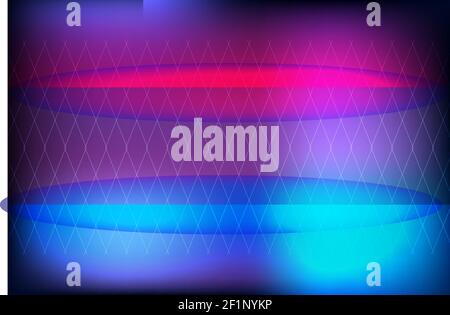 Flach Neon modernen Hintergrund Vektor-Illustration. Stock Vektor