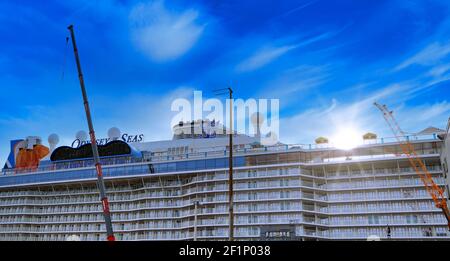 Neue Odyssee der Meere im Hafen von Bremerhaven Stockfoto