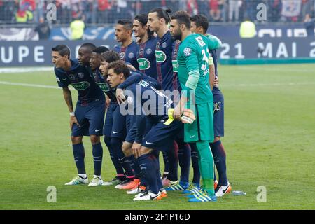 PSG's Teambild während des französischen Pokalfinales zwischen Olympique de Marseille und Paris Saint Germain am 21. Mai 2016 im Stade de France in Saint Denis, Frankreich - Foto Stephane Allaman / DPPI Stockfoto