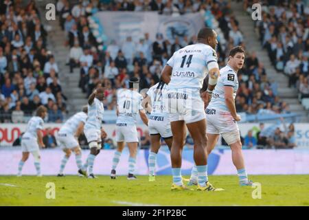 Während der Französisch Top 14 Rugby Union Spiel zwischen Racing 92 gegen Montpellier Hérault Rugby am 5. Juni 2016 im Stade Olympique Yves-du-Manoir, in Colombes, Frankreich - Foto Stephane Allaman / DPPI Stockfoto