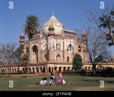 Indien. Delhi. Grab von Safdar Jang. Stockfoto