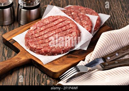 Rohes Hackfleisch Stockfoto