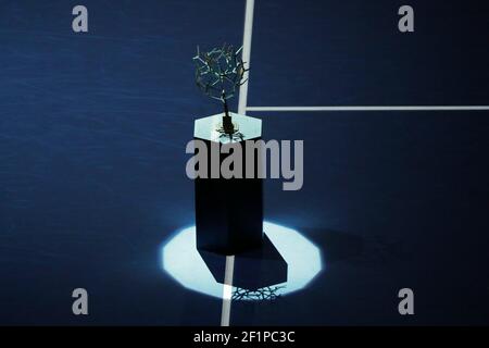 Trophäendarstellung beim Finale des Tennisspiels BNP Paribas Masters Paris 2016 am 6. November 2016 in der AccorHotels Arena in Paris, Frankreich - Foto Stephane Allaman / DPPI Stockfoto