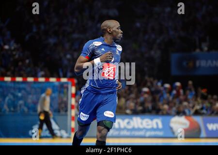 Guy Olivier NYOKAS (FRA) während der Männer Handball Weltmeisterschaft Frankreich 2017 Match Gruppe A, zwischen Frankreich und Brasilien, am 11. Januar 2017 in der Accorhotels Arena in Paris, Frankreich - Foto Stephane Allaman / DPPI Stockfoto