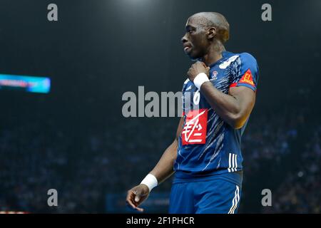 Guy Olivier NYOKAS (FRA) während der Männer Handball Weltmeisterschaft Frankreich 2017 Match Gruppe A, zwischen Frankreich und Brasilien, am 11. Januar 2017 in der Accorhotels Arena in Paris, Frankreich - Foto Stephane Allaman / DPPI Stockfoto