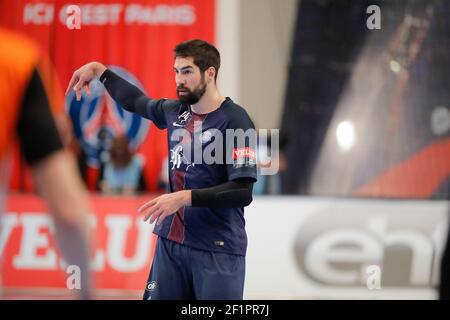Nikola Karabatic (PSG Hanball) während der EHF Champions League, Runde von 8, 2nd-Bein Handballspiel zwischen Paris Saint-Germain Handball und SC Pick Szeged, am 29. April 2017 im Pierre de Coubertin Stadion in Paris, Frankreich - Foto Stephane Allaman / DPPI Stockfoto
