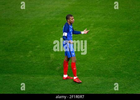 Kylian Mbappe (FRA) während des Freundschaftsspiels 2017 zwischen Frankreich und Wales am 10. November 2017 im Stade de France in Saint-Denis, Frankreich - Foto Stephane Allaman / DPPI Stockfoto