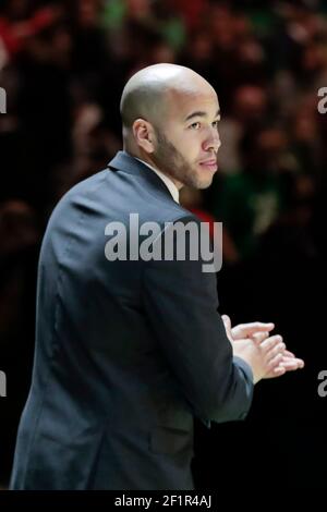 Pierre Parker (ASVEL Lyon Villerbanne) während der französischen Meisterschaft Pro A (Jeep Elite) Basketball-Spiel zwischen Nanterre 92 V Asvel am 11. März 2018 in U Arena Stadion in Nanterre, Frankreich - Foto Stephane Allaman / DPPI Stockfoto