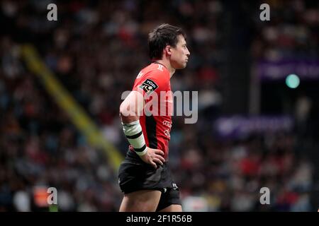 FRANCOIS TRINH DUC (Rugby Club Toulonnais) Unzufriedenheit während der französischen Meisterschaft Top 14 Rugby Union Spiel zwischen Racing 92 und RC Toulon am 8. April 2018 in der U Arena in Nanterre, Frankreich - Foto Stephane Allaman / DPPI Stockfoto