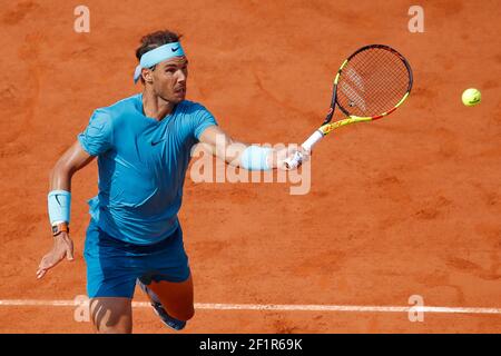 Rafael NADAL (ESP) während der Roland Garros French Tennis Open 2018, Tag 13, am 8. Juni 2018, im Roland Garros Stadion in Paris, Frankreich - Foto Stephane Allaman / DPPI Stockfoto