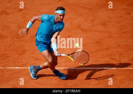 Rafael NADAL (ESP) während der Roland Garros French Tennis Open 2018, Tag 13, am 8. Juni 2018, im Roland Garros Stadion in Paris, Frankreich - Foto Stephane Allaman / DPPI Stockfoto