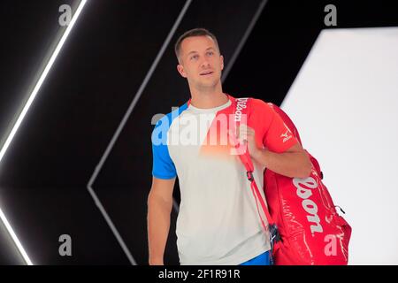 Philipp KOHLSCHREIBER (GER) beim Rolex Paris Masters Paris 2018 Tennisspiel am 30th. Oktober 2018 in der AccorHotels Arena (Bercy) in Paris, Frankreich - Foto Stephane Allaman / DPPI Stockfoto