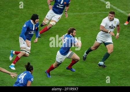 Maxime Medard (FRA) während des Herbsttestspiels der Rugby Union 2018 zwischen Frankreich und Südafrika am 10. November 2018 im Stade de France in Saint Denis, Frankreich - Foto Stephane Allaman / DPPI Stockfoto