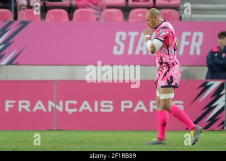 S. Parisse (Stade Francais Paris) während der französischen Meisterschaft Top 14 Rugby Union Match zwischen Stade Francais Paris und Lyon OU am 16. Februar 2019 im Jean Bouin Stadion in Paris, Frankreich - Foto Stephane Allaman / DPPI Stockfoto