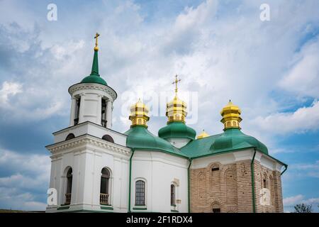 Kirche des Erlösers in Berestov in Pechersk Lavra Kloster Komplex - Kiew, Ukraine Stockfoto