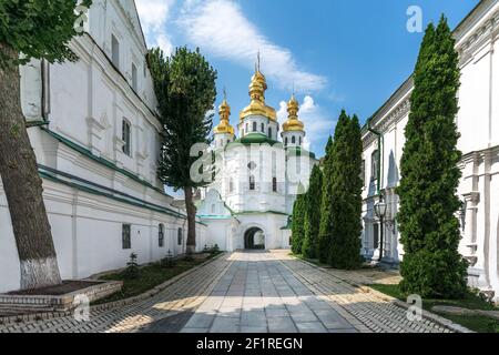 Allerheiligen-Kirche in Pechersk Lavra Kloster Komplex - Kiew, Ukraine Stockfoto