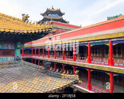 Der Putuo Zongcheng Buddhistischer Tempel, einer der acht äußeren Tempel von Chengde, China Stockfoto