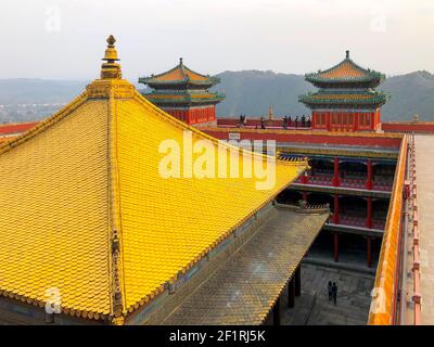 Der Putuo Zongcheng Buddhistischer Tempel, einer der acht äußeren Tempel von Chengde, China Stockfoto