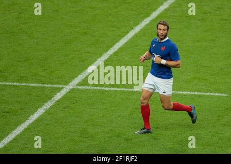 Maxime Medard (FRA) während des Frankreich gegen Italien Testmatches Aufwärmen Weltcup im Stade de France bei Paris, Frankreich am 30. August 2019. Foto Stephane Allaman / DPPI Stockfoto