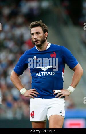 Maxime Medard (FRA) während des Frankreich gegen Italien Testmatches Aufwärmen Weltcup im Stade de France bei Paris, Frankreich am 30. August 2019. Foto Stephane Allaman / DPPI Stockfoto