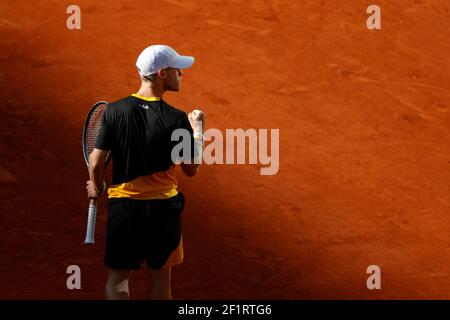 Diego SCHWARTZMAN (ARG) während des Roland Garros 2020, Grand Slam Tennisturniers, am 9. Oktober 2020 im Roland Garros Stadion in Paris, Frankreich - Foto Stephane Allaman / DPPI Stockfoto